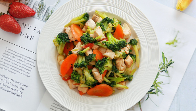 Sautéed Chicken Breast and Broccoli