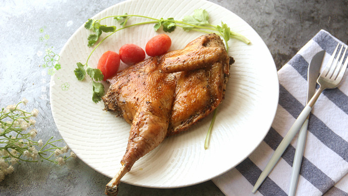 Herb roasted whole chicken