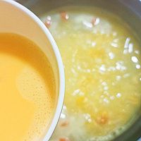 Corn and egg sweet soup recipe 19