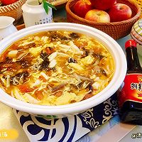 #福福年夜菜#Warm the heart and stomach, reduce fat Xiaoshi-Illustration of home-style hot and sour soup 19