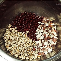 Red bean barley and Gorgon porridge recipe 1