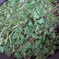 Illustration of how to make cold purslane# singled out in summer# 5 