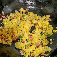 #cheesecovered fried rice with fried eggs Illustration of how to do it 4