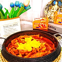 #cheesecoverwasexplodedchangezhiflavor#Korean-style spicy chicken feet Illustration of how to make cheese rice cake pot 14