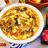 #福福年夜菜#Warm the heart and stomach, reduce fat Xiaoshi-Illustration of home-style hot and sour soup 18