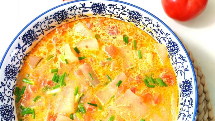 Tomato Cheese Vermicelli Soup