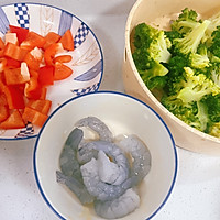 # seeking grandma's hometown fragrant Mid-Autumn Festival#Perfect fitness must Illustration of how to make oyster sauce, shrimp and broccoli 2