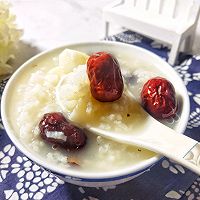 #everyonecanopen a snack bar#soft and glutinous to replenish qi and blood Illustration of how to make breakfast porridge, yam, red dates and rice porridge 5