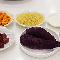 Millet, purple sweet potato and pumpkin porridge, a good porridge to strengthen the spleen and stomach in winter Tao! --Illustration of Wei's cooking methods 1