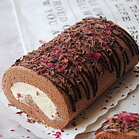 Rose Chocolate Cake Roll#长帝 Baking Festival Gangrou Pavilion# Illustration of how to do it 19