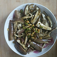 Illustration of how to make eggplant noodles with noodles 8