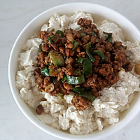 Nutritious breakfast ~ illustration of how to make minced meat and tofu 10