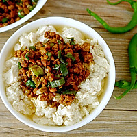 Nutritious breakfast ~ Illustration of making minced meat and water tofu 11