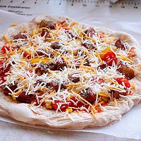 #primary and middle school students nutrition meal#Steak pizza recipe illustration 5