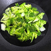 #spring weight loss, eat and lose weight#Broccoli crab flavor Illustration of Ru's cooking method 4