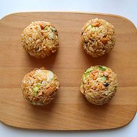 #cheesecover was exploded to change the flavor of cheese#Ten minutes quick breakfast cheese Illustration of how to make grilled rice balls (air fryer) 3