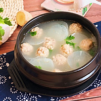 Water Boiled Meatballs and Radish Soup# Delicious but Not Burning# Recipe Illustration 13