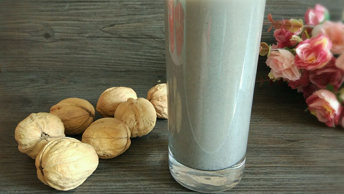 Walnut peanut sesame soy milk