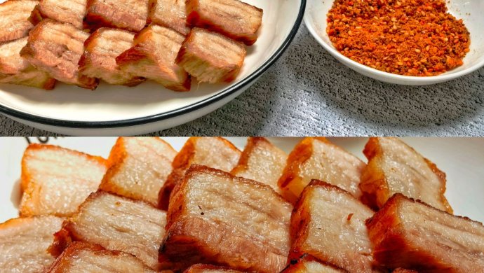 Pan-fried pork belly