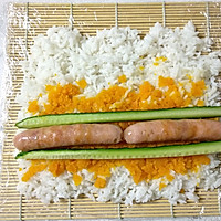 Illustration of how to make Jinsha Oatmeal Sausage Rice Balls 4