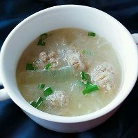 Winter Melon, Mutton Balls and Vermicelli Soup Recipe Illustration 6