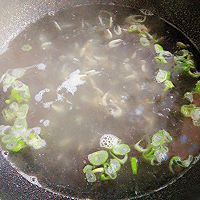 Illustration of how to make shrimp skin tofu soup 4