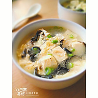 Illustration of how to make shrimp skin tofu soup 9