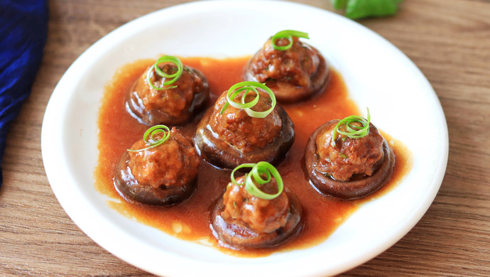 Mushroom Stuffed Meatballs