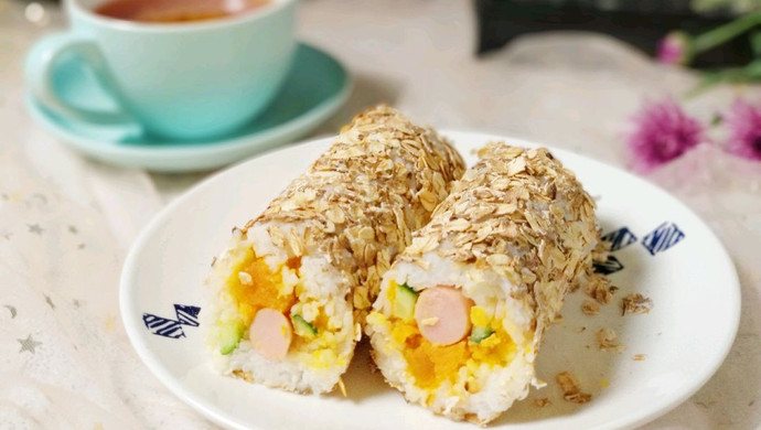 Jinsha Oatmeal Sausage Rice Balls