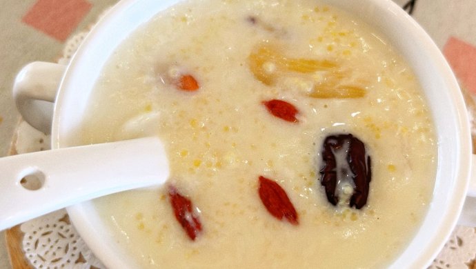 Milk millet health porridge