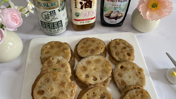 Oven roasted lotus root clips