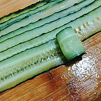 Summer appetizer-simple and easy to make quick dish of cucumber Illustration of how to do it 3