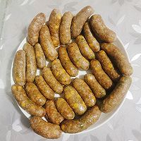 Illustration of homemade crispy glutinous rice sausage 30