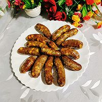 Illustration of homemade crispy glutinous rice sausage 43