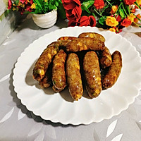 Illustration of homemade crispy glutinous rice sausage 38