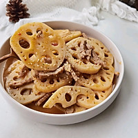 #find丝grandmaxiangxiangmanmid-autumn feast#spicy and delicious stir-fry Illustration of how to make lotus root slices 11