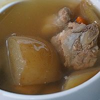 #primary and middle school students nutritious meal#Apple ribs soup, the whole family can enjoy it Illustration of how to drink (nourishes the stomach and strengthens the spleen) 5