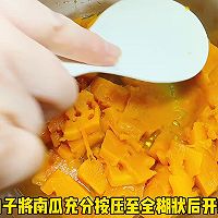 #黄河路精品# Illustration of how to make hand-steamed pumpkin cake 2 