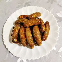 Illustration of homemade crispy glutinous rice sausage 36