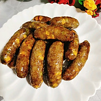 Illustration of homemade crispy glutinous rice sausage 40