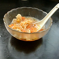 Illustration of how to make papaya stewed with white fungus to relieve summer heat 3