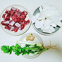 #reasonable meal nutrition and health into the family#white radish and beef brisket soup Illustration of how to do it 1