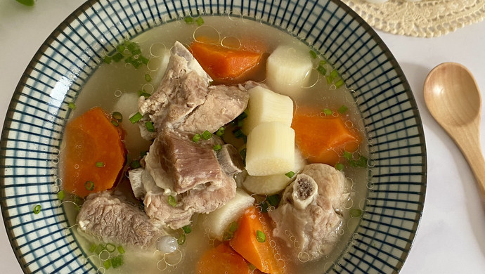 Carrot, Yam and Pork Ribs Soup