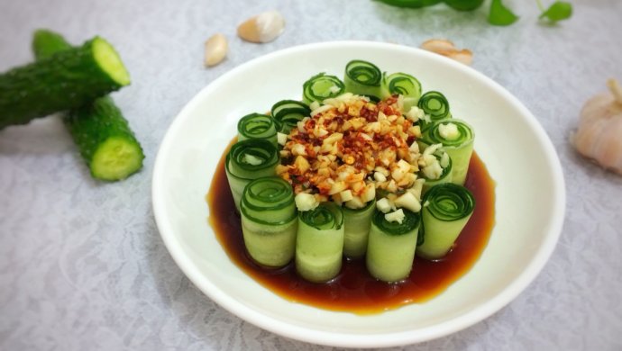 Rolled cucumber