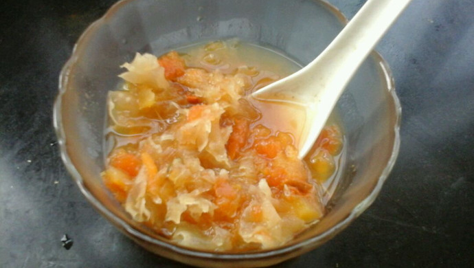 Papaya Stewed Tremella Fungus