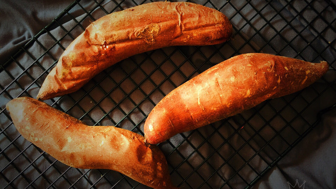 Oven version of sweet potatoes