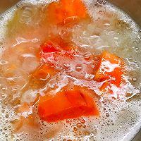 # Workers' Healthy Meal#Illustration of how to make papaya, tremella and sugar water 6