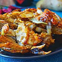 Braised hairy crabs in oil#