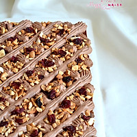 Illustration of how to make Cocoa Cream Nut Cake#美德 oven recipe# 27