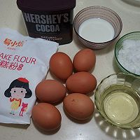 Illustration of how to make Cocoa Cream Nut Cake#美德 oven recipe# 1